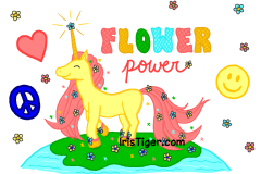 Flower Power Unicorn